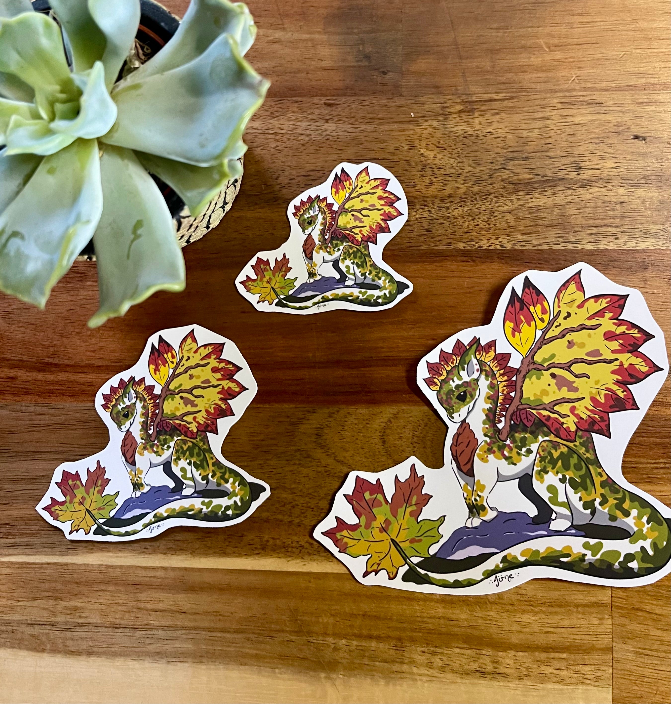 Dragon Automne - Stickers