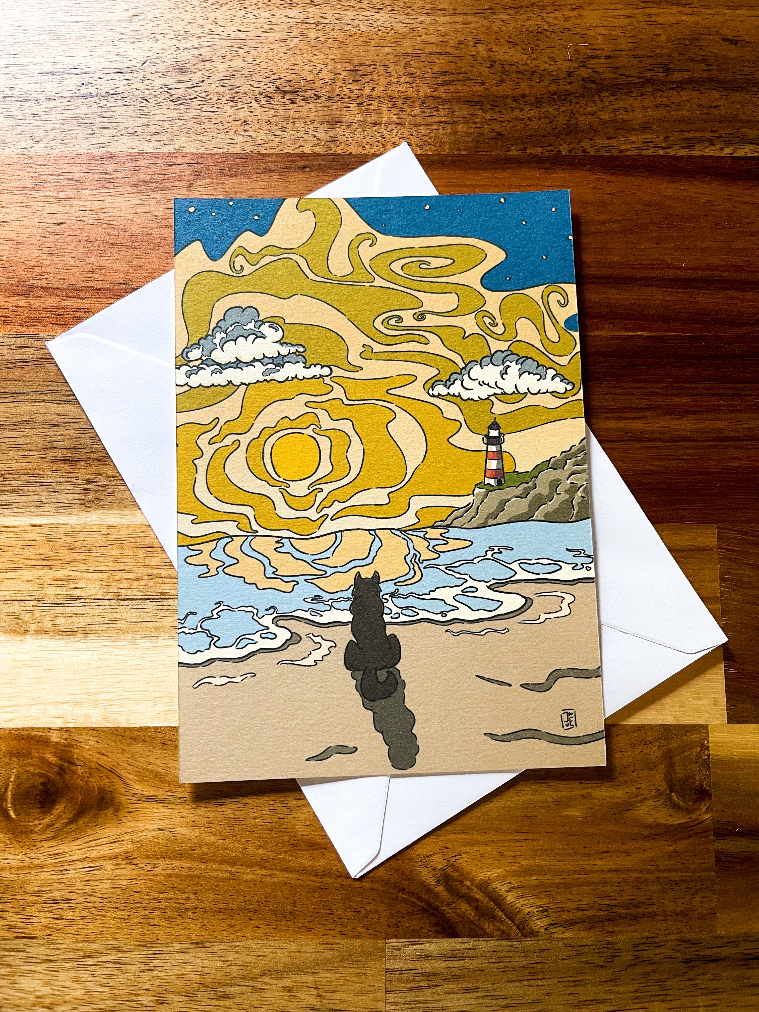 Carte de vœux Horizon