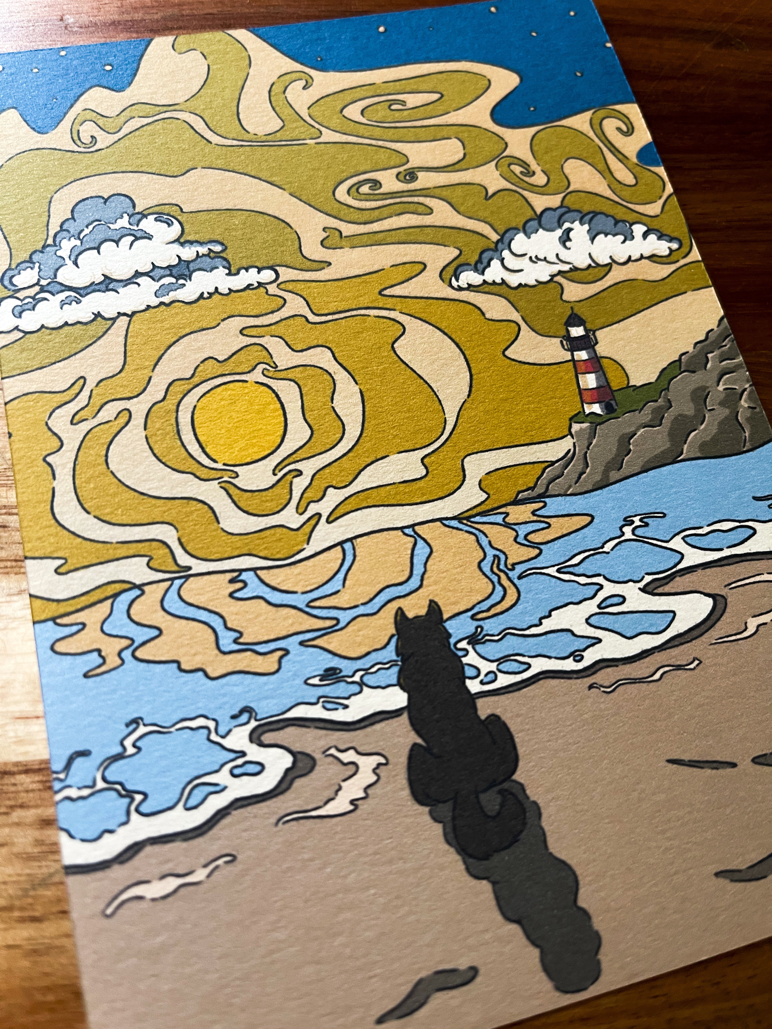 Carte de vœux Horizon