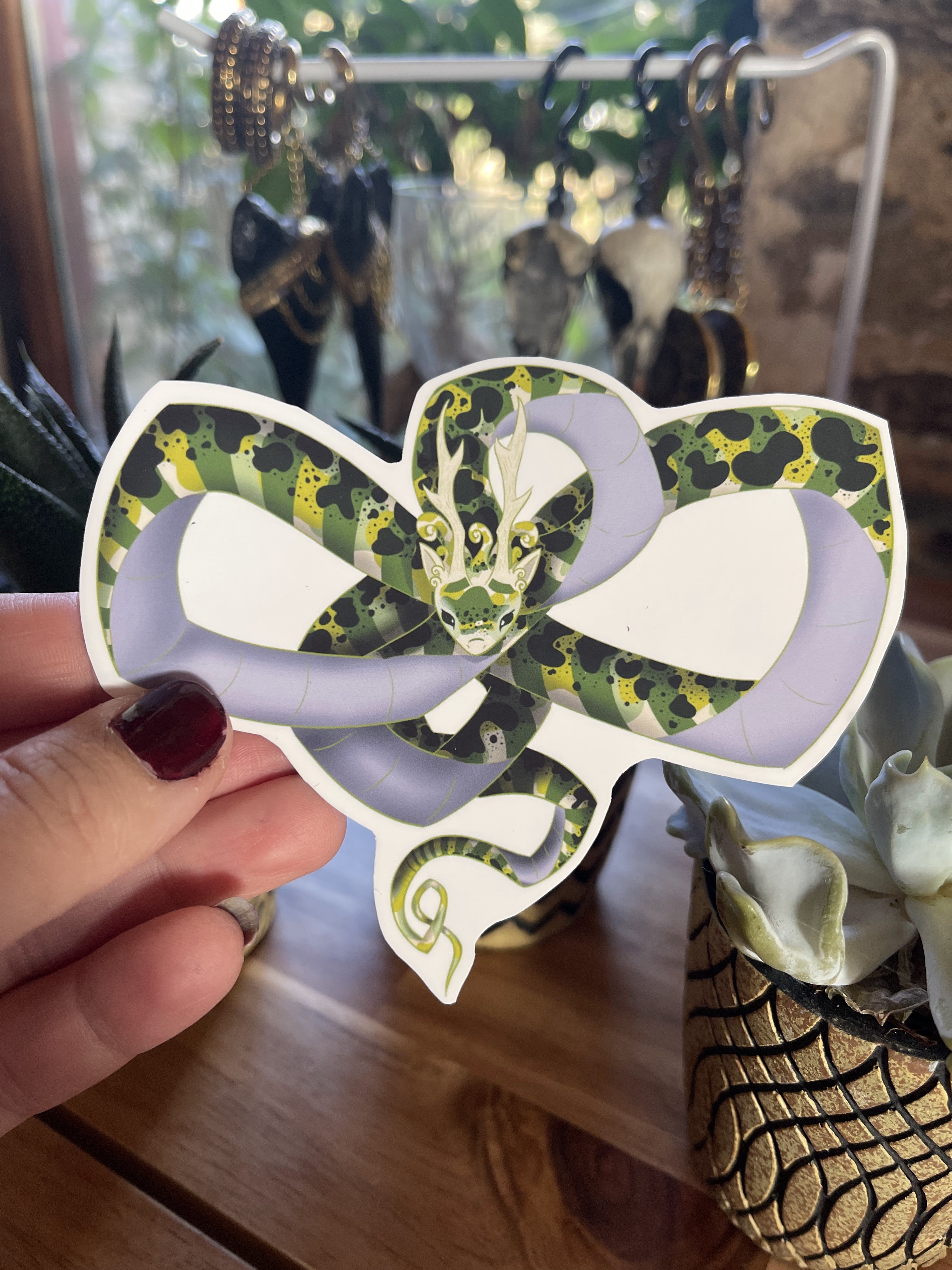 Dragon vert - Stickers