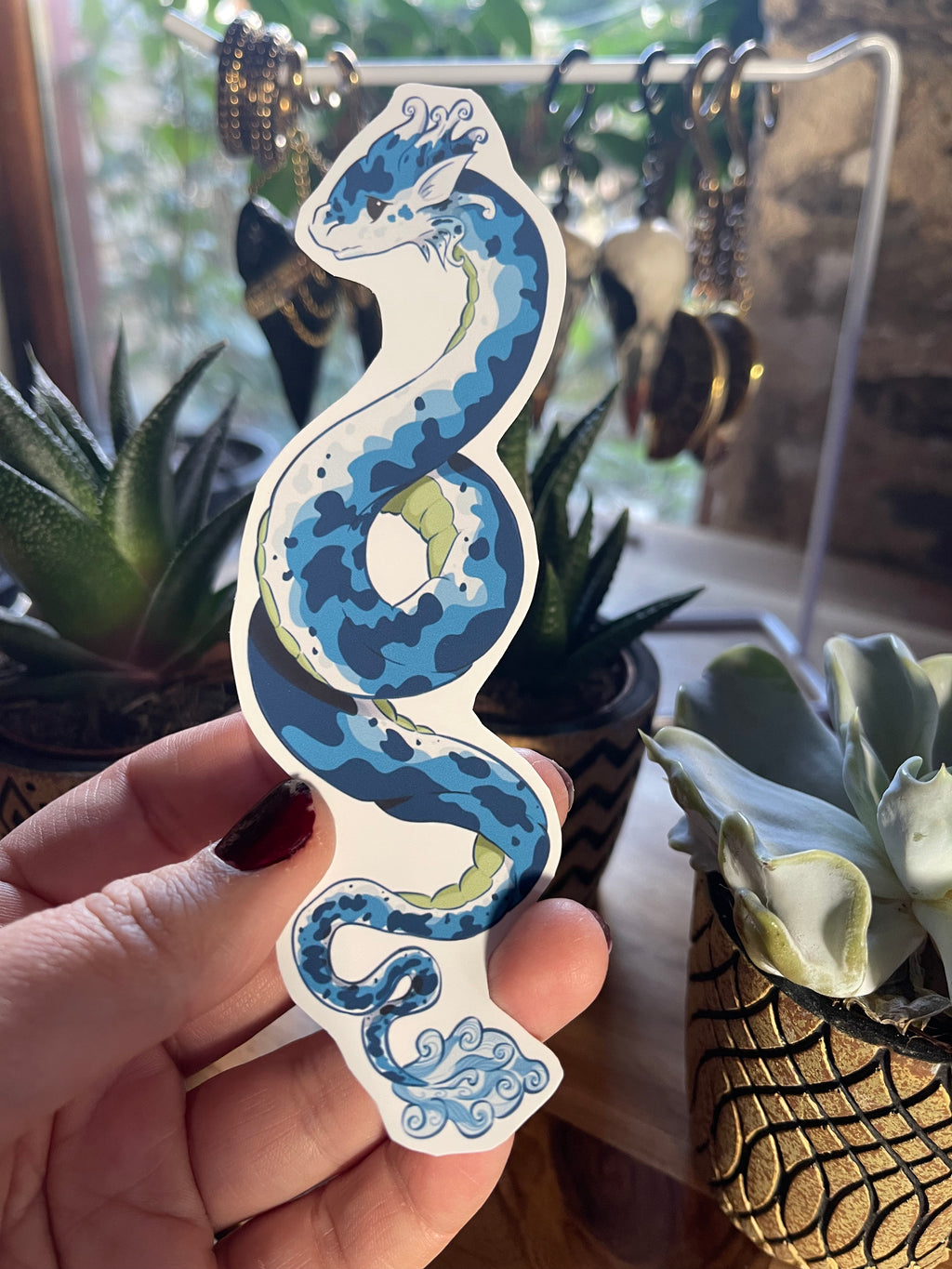 Dragon bleu - Stickers