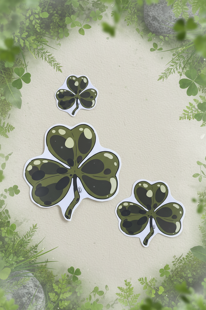 Trèfle vert - Stickers