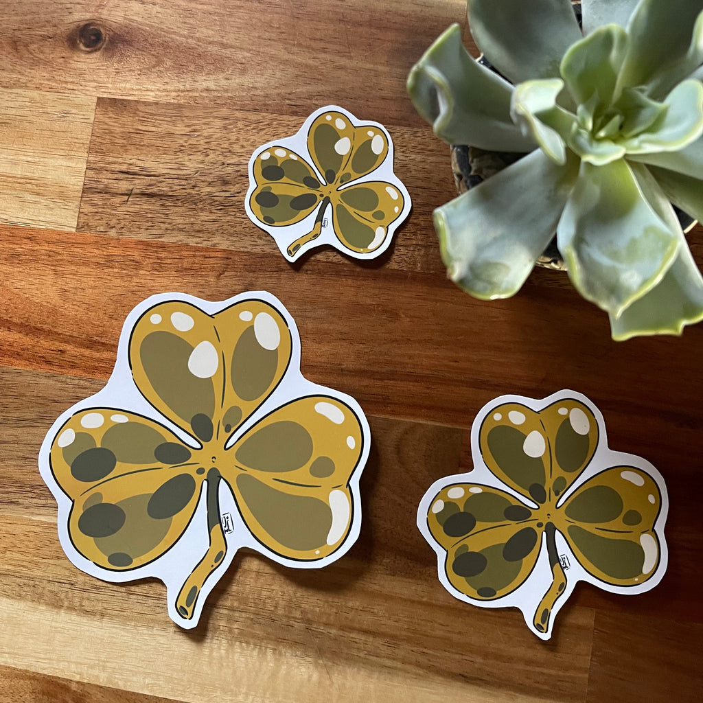 Trèfle doré - Stickers