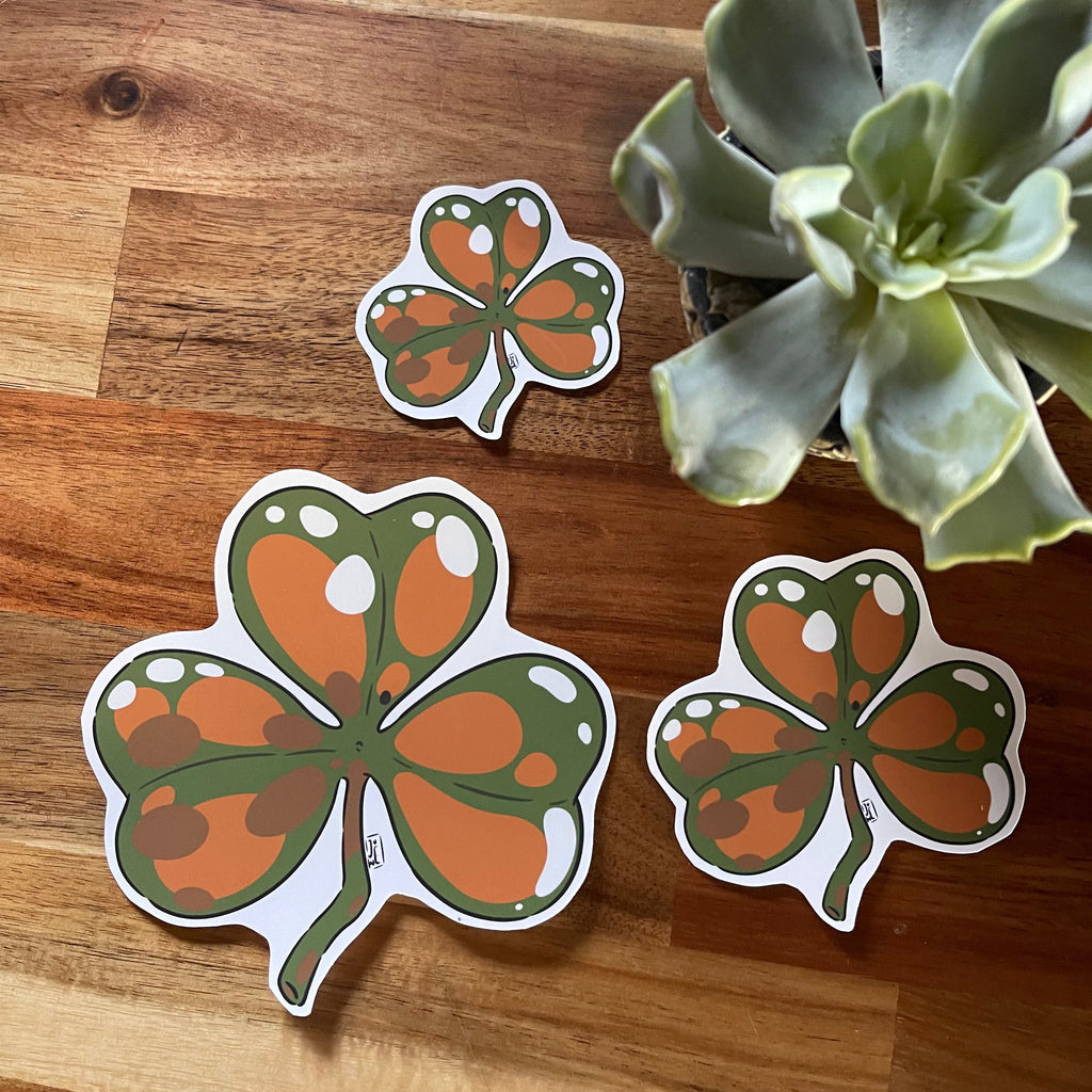Trèfle Orange - Stickers