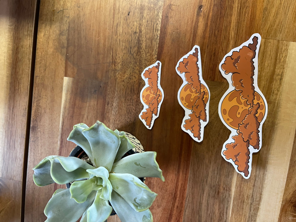 Lune Rousse - Stickers