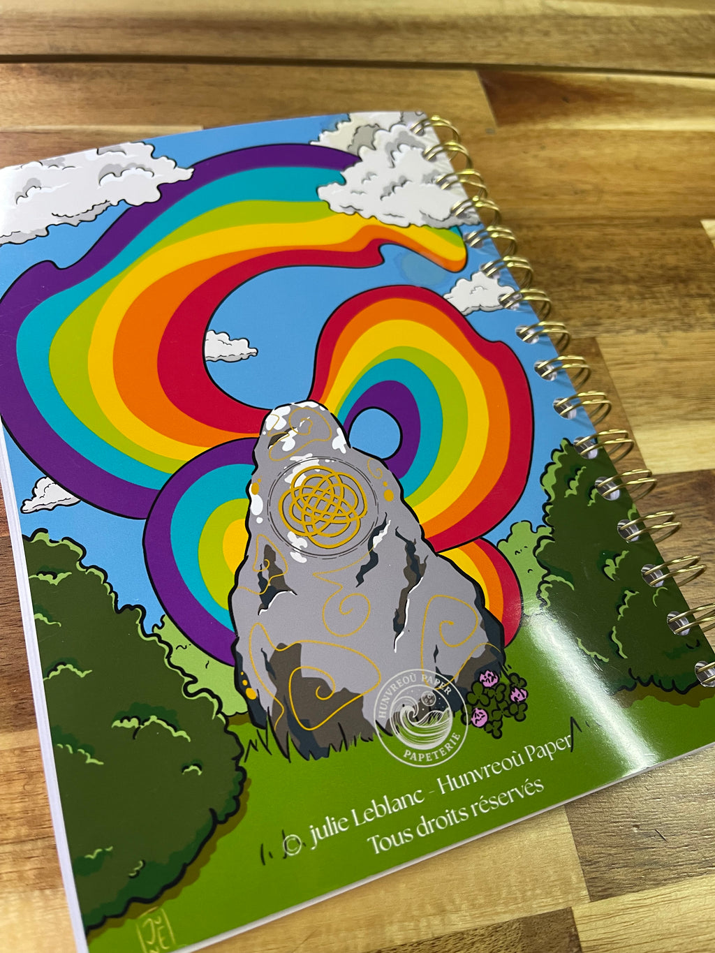 Carnet Standing Stone • Édition Spirale Dorée