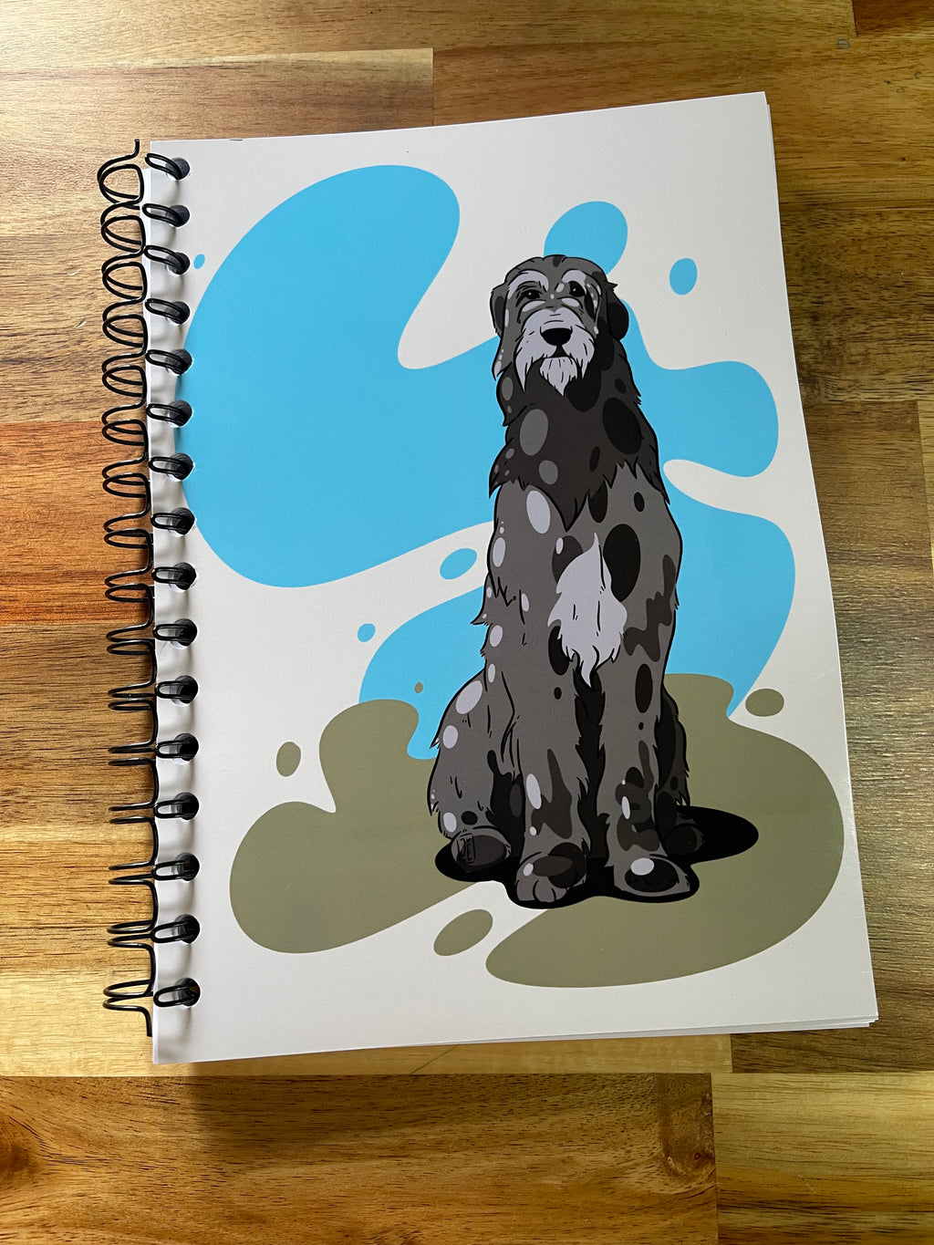 Carnet Irish Wolfhound • Édition Spirale Dorée
