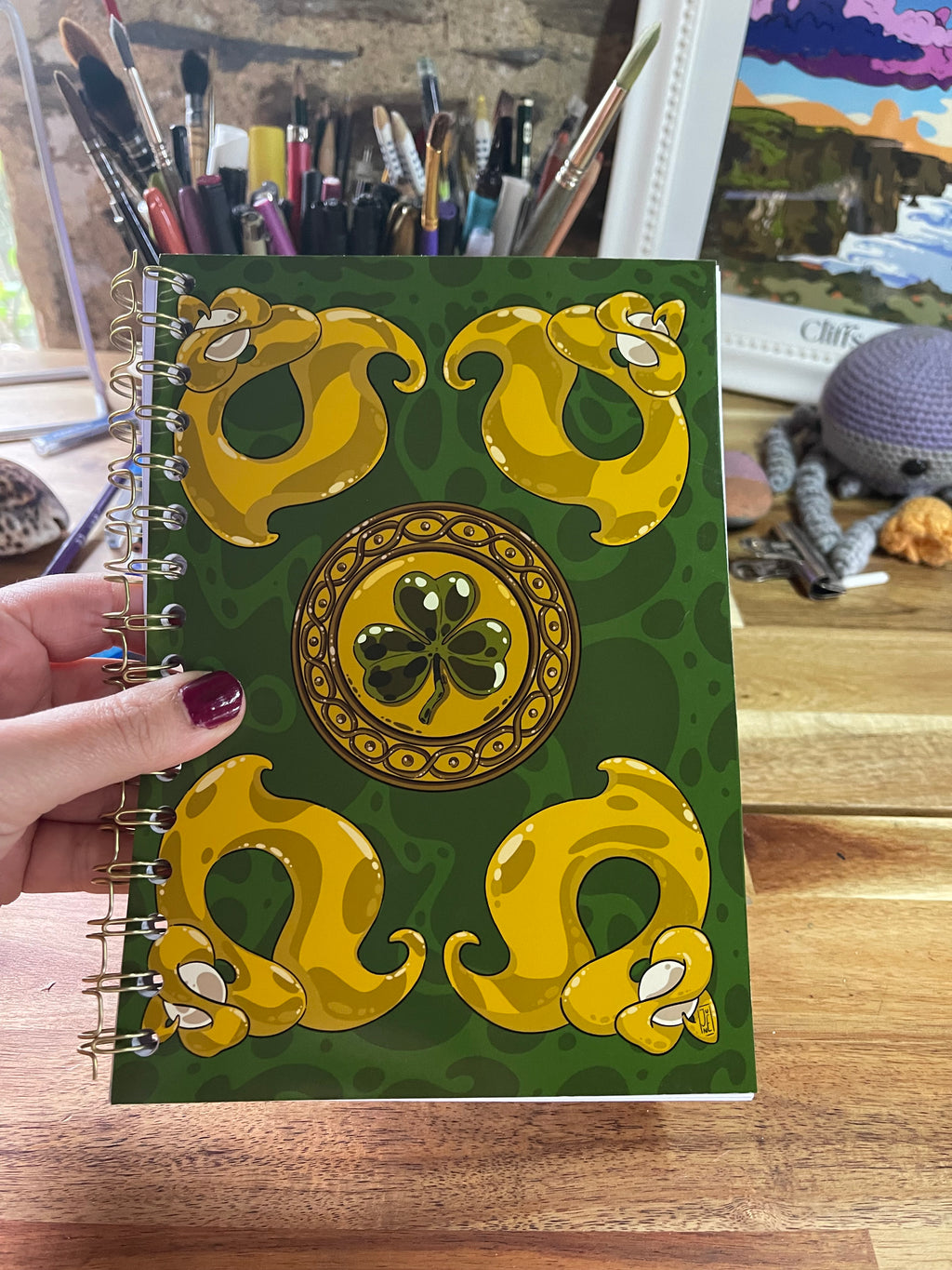 Carnet Shamrock • Édition Spirale Dorée