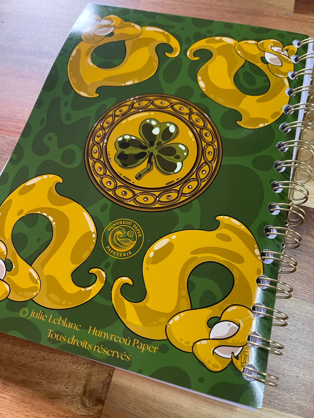 Carnet Shamrock • Édition Spirale Dorée