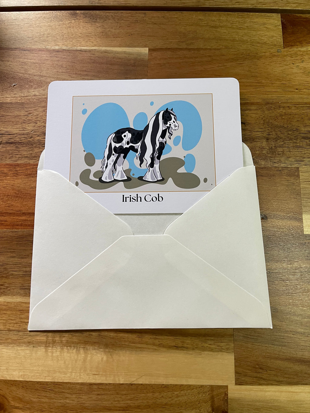 Carte de vœux Irish Cob