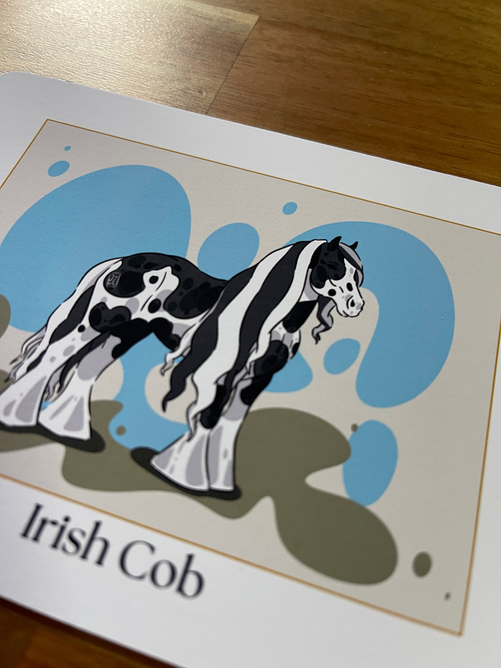 Carte de vœux Irish Cob