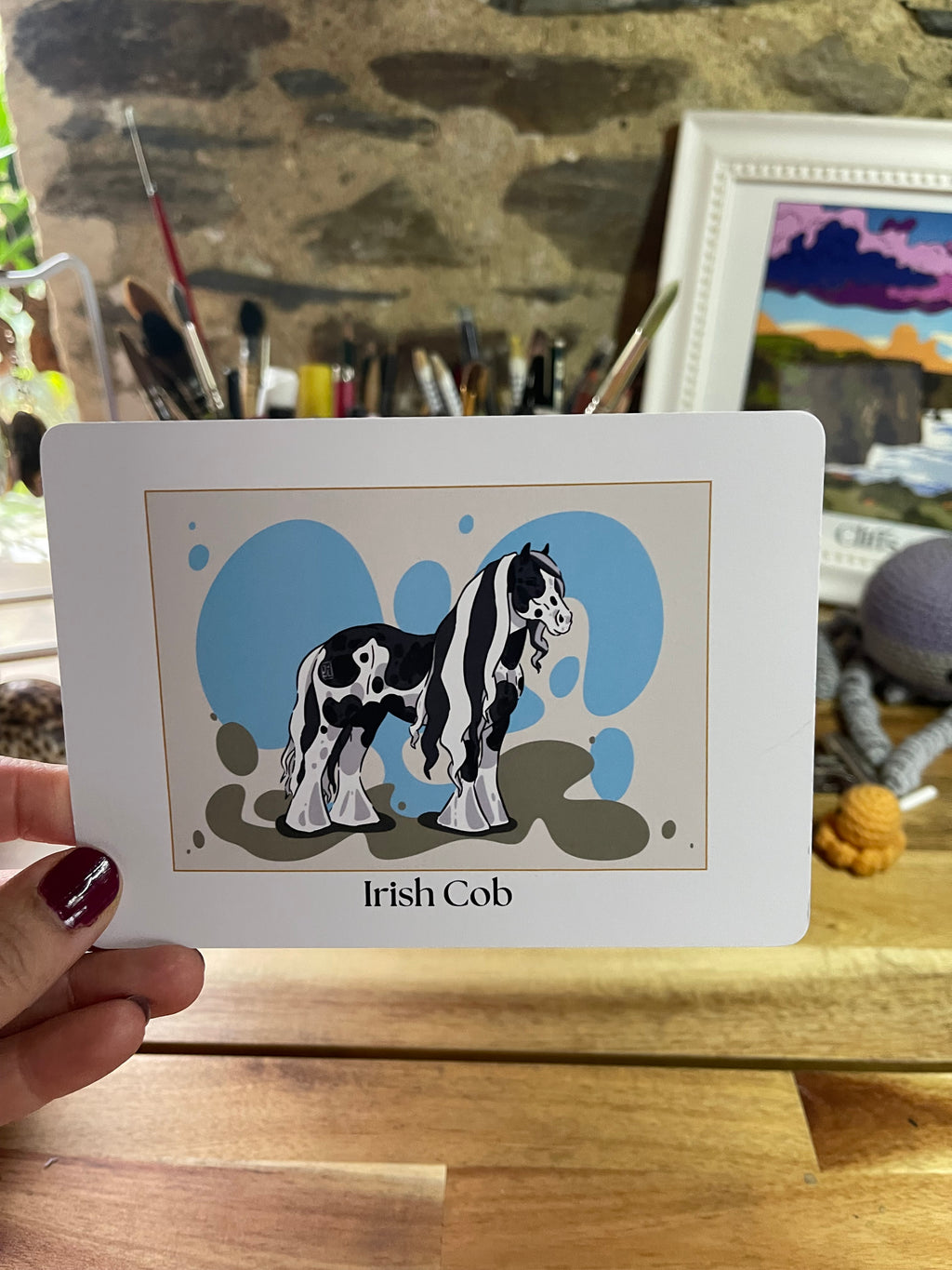 Carte de vœux Irish Cob