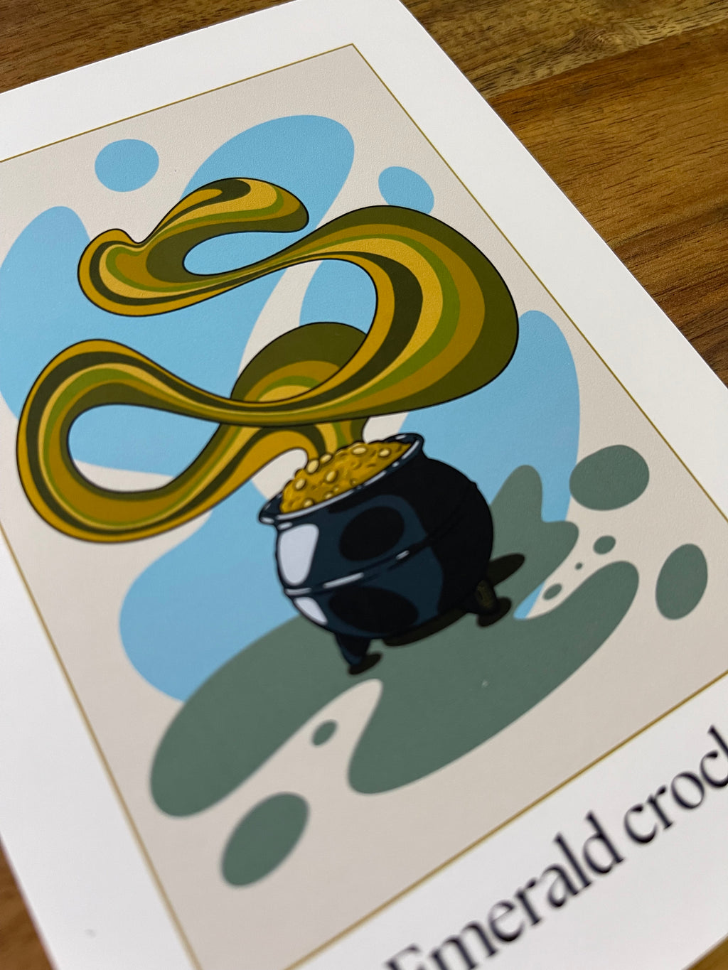 Carte de vœux Emerald Crock