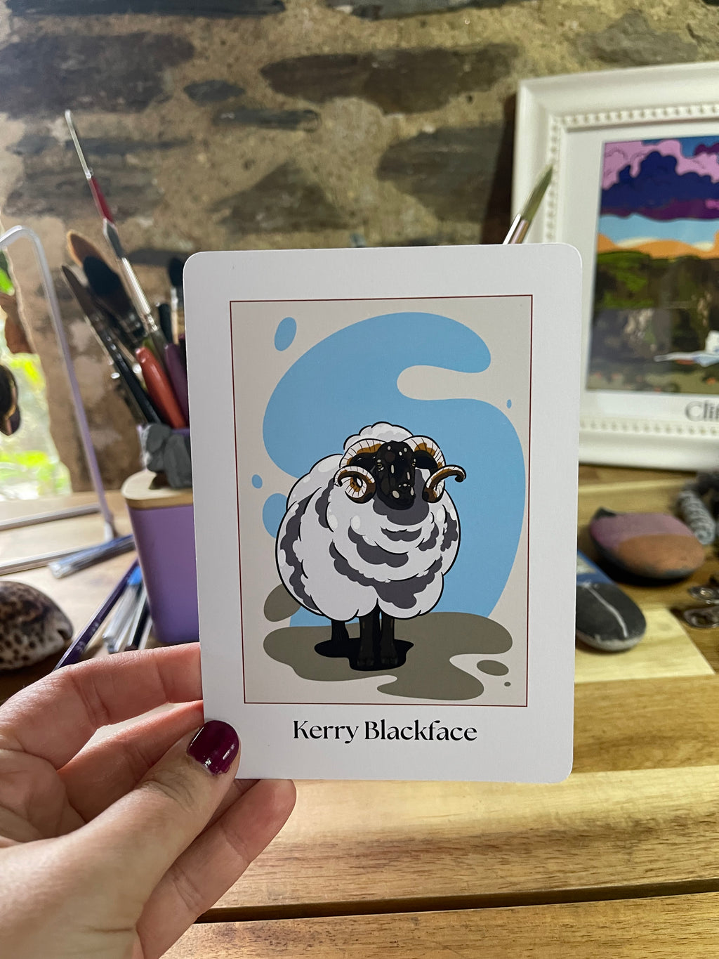Carte de vœux Kerry Blackface