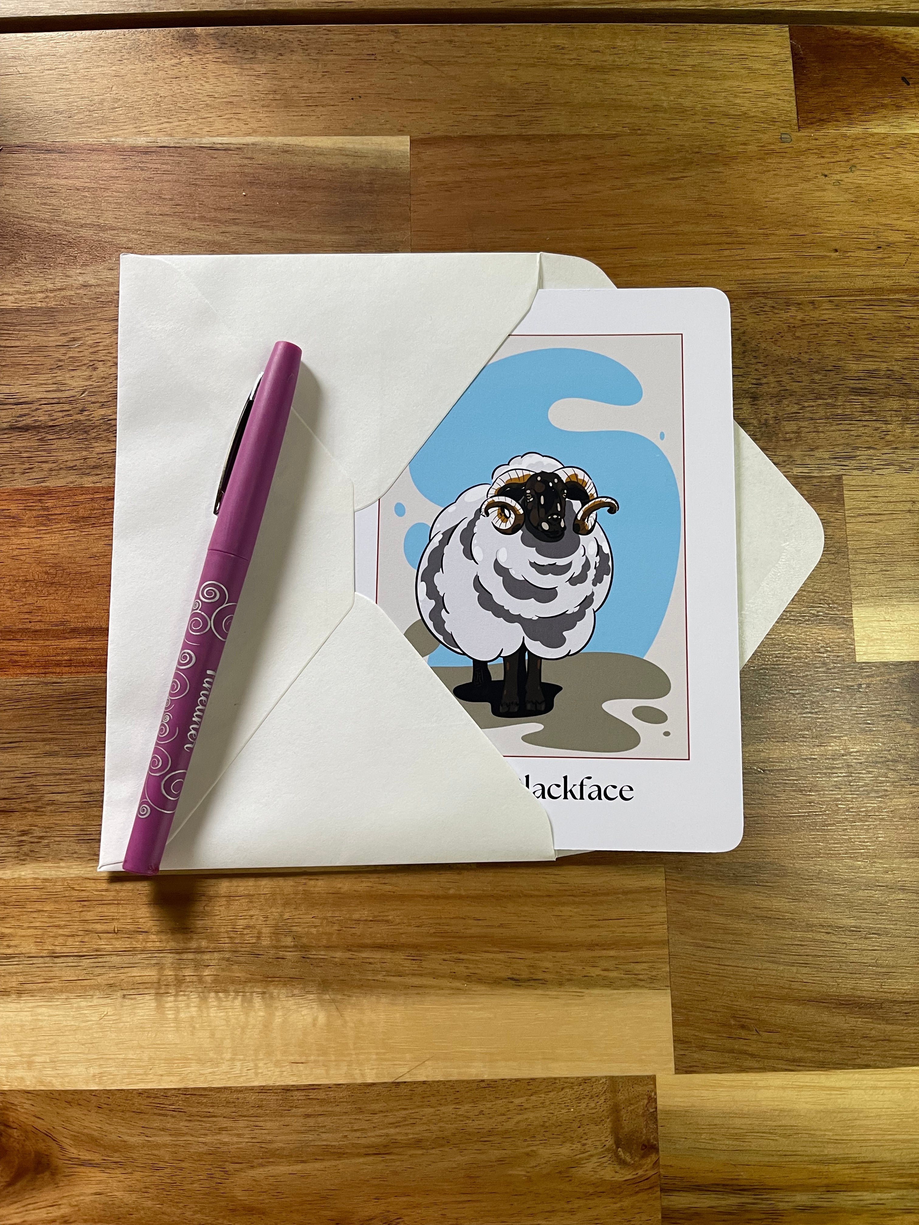 Carte de vœux Kerry Blackface