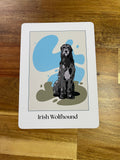 Carte de vœux Irish Wolfhound