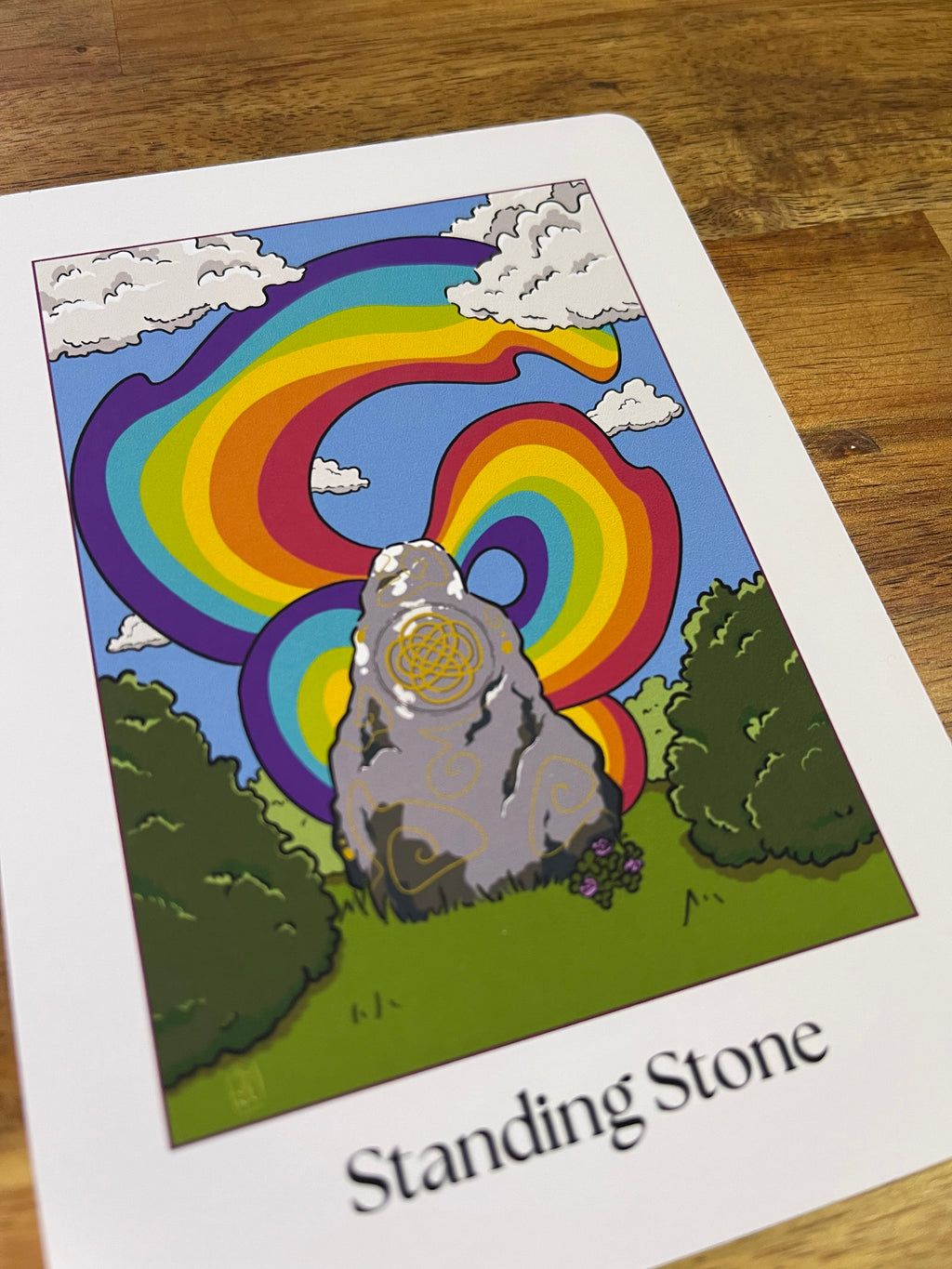 Carte de vœux Standing Stone