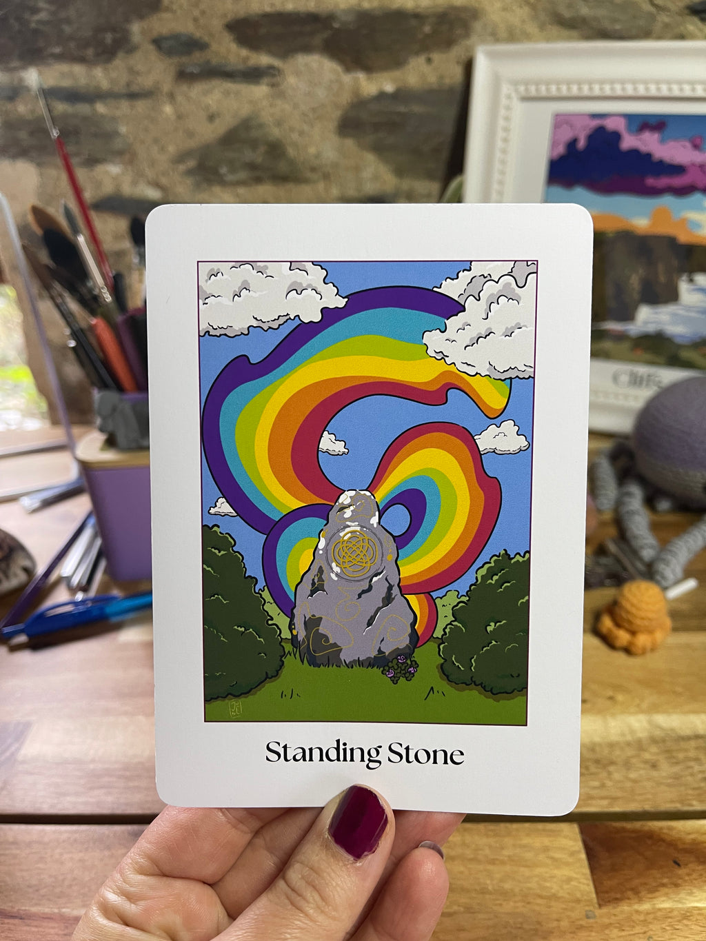 Carte de vœux Standing Stone