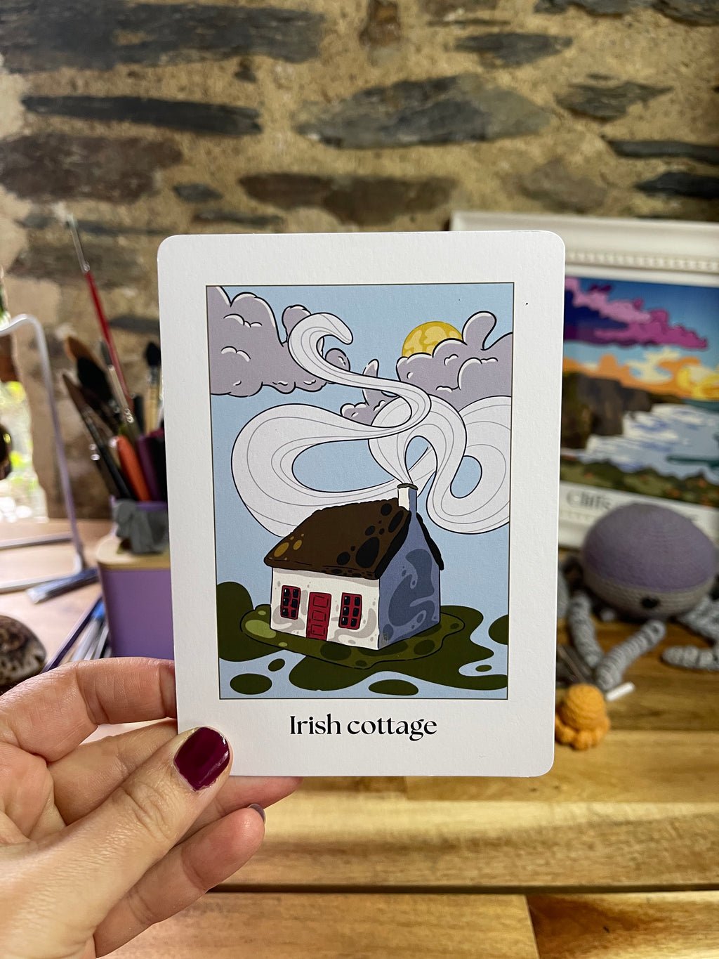 Carte de vœux Irish Cottage