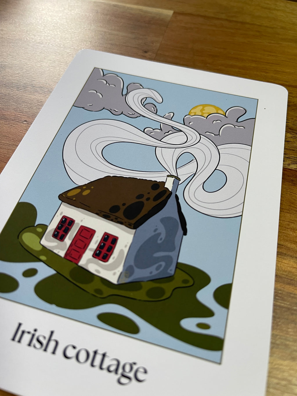 Carte de vœux Irish Cottage