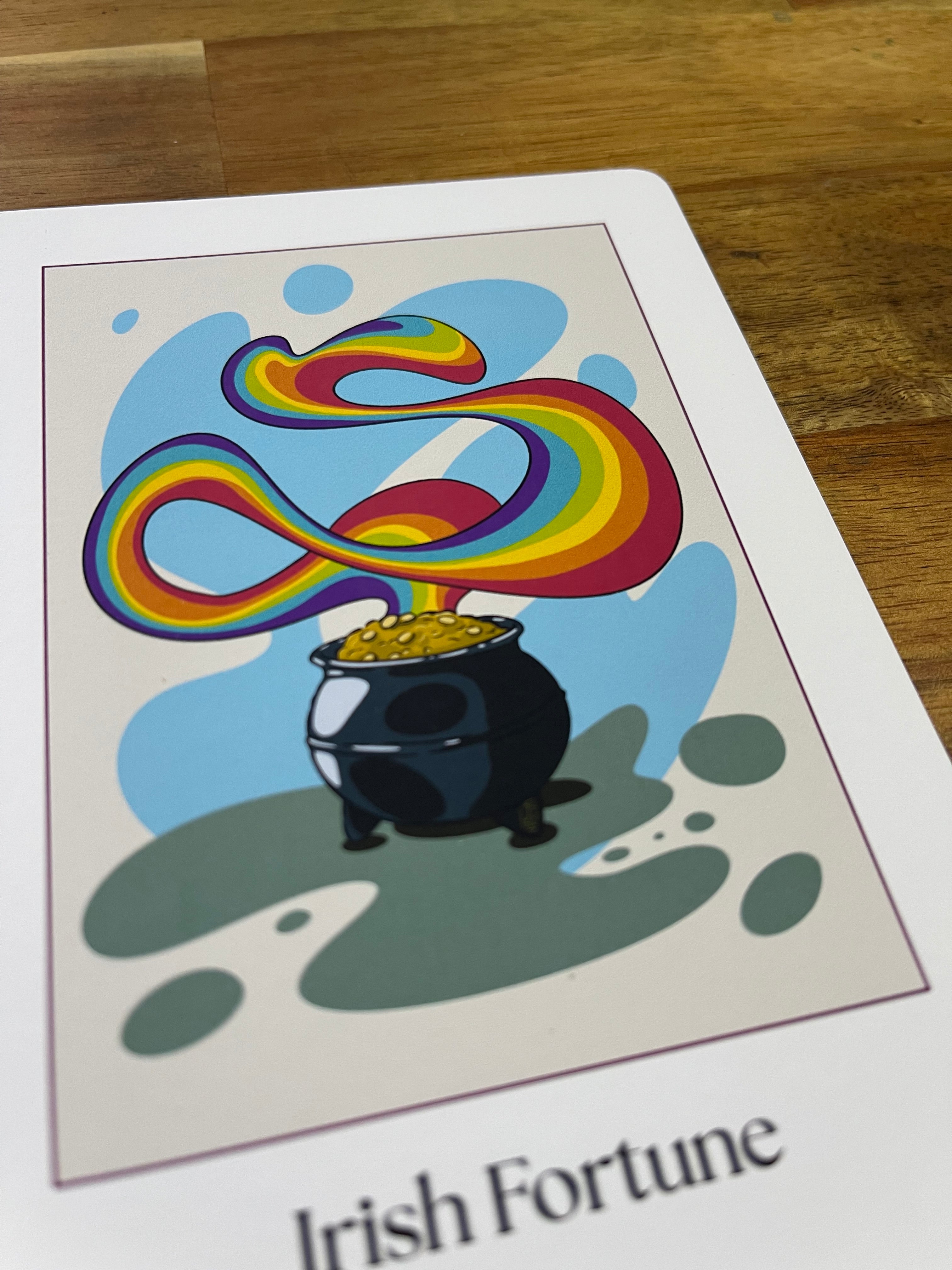 Carte de vœux Irish Fortune