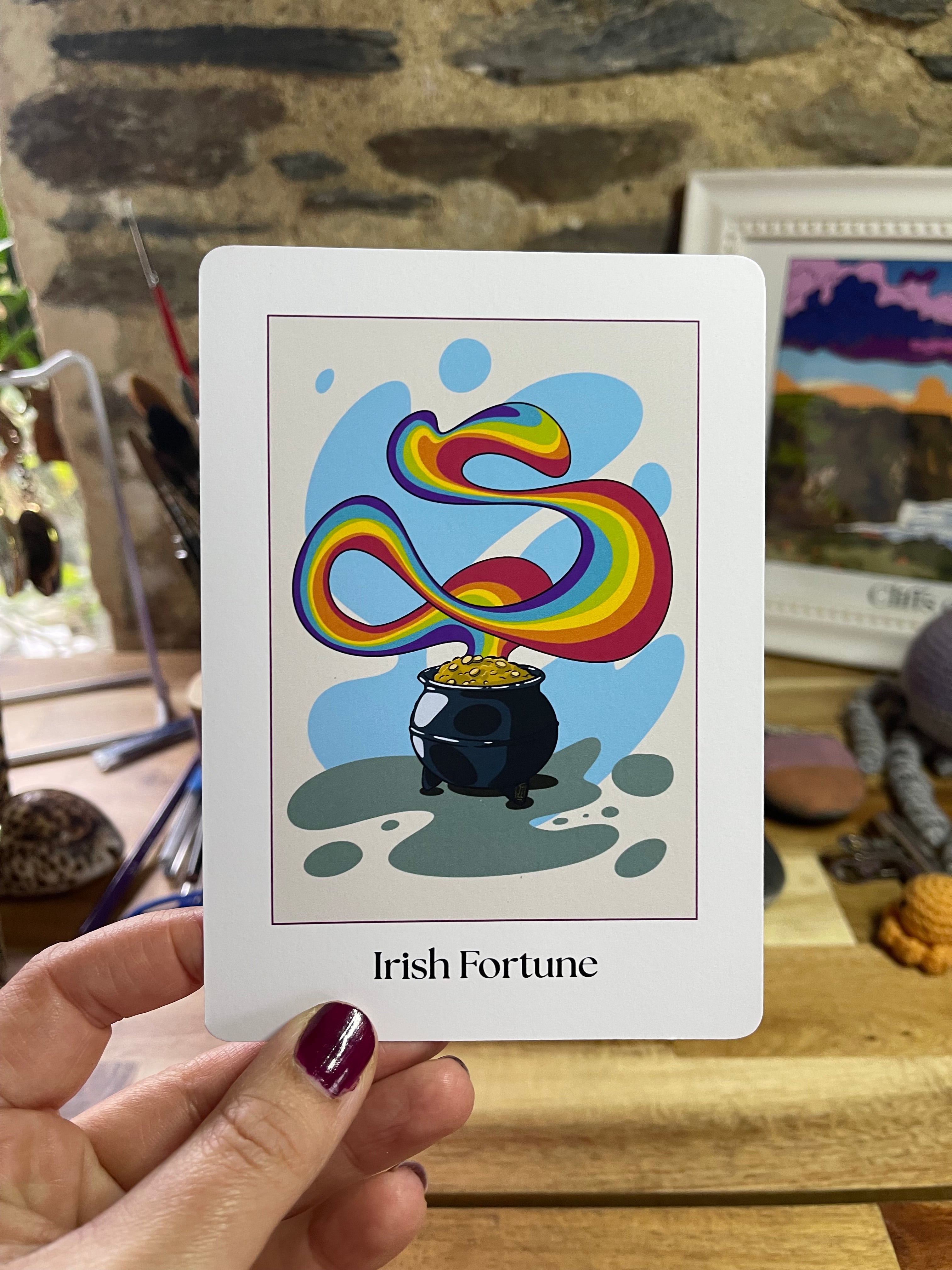 Carte de vœux Irish Fortune