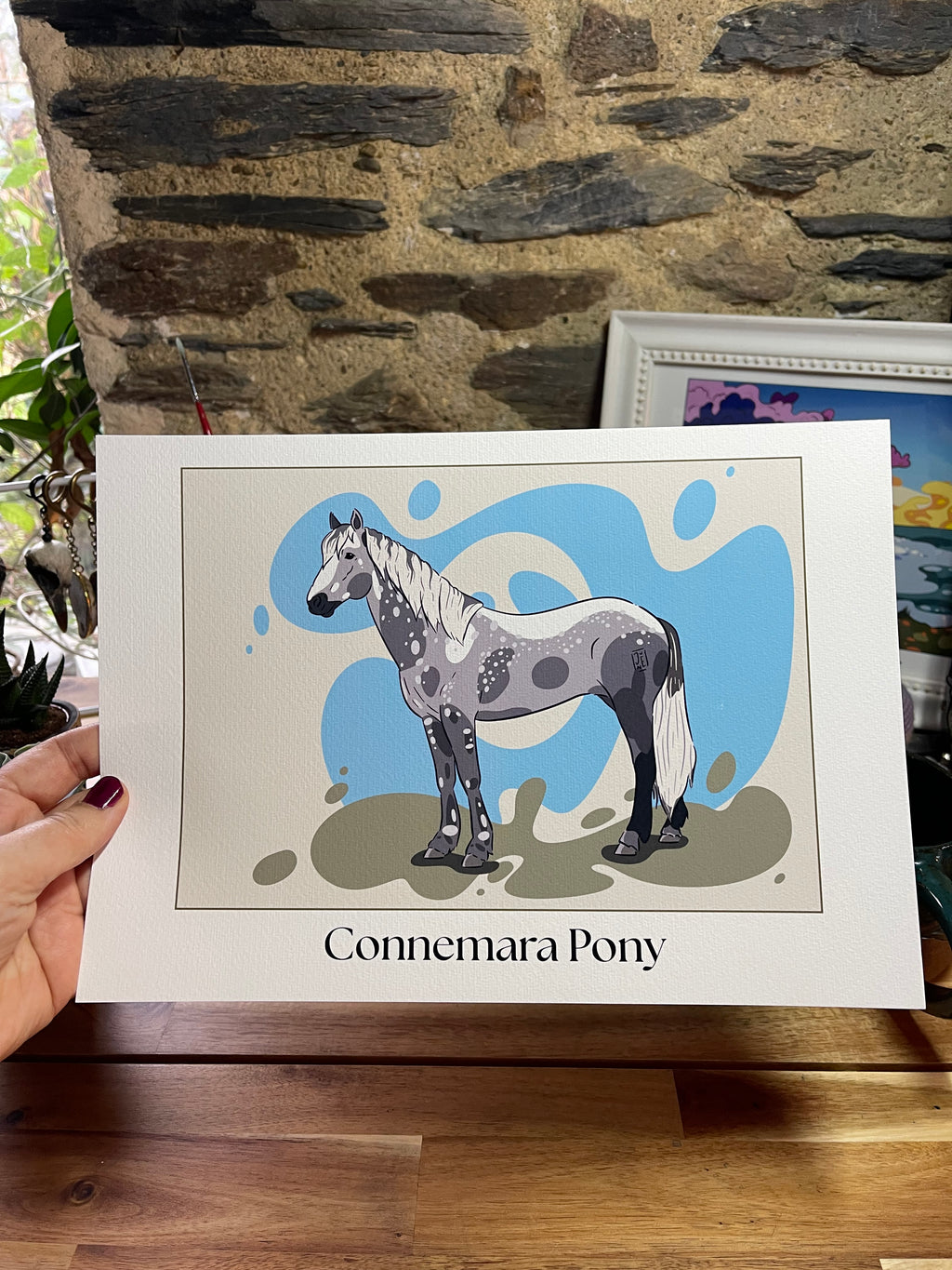Tirage d’art Connemara Pony - affiche fine art
