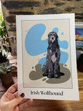 Tirage d’art Irish wolfhound - affiche fine art