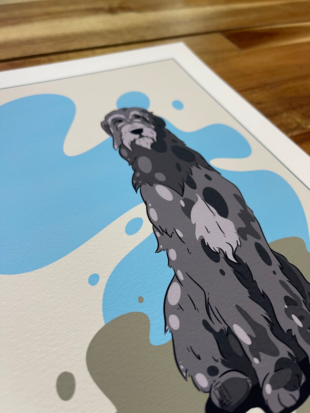 Tirage d’art Irish wolfhound - affiche fine art