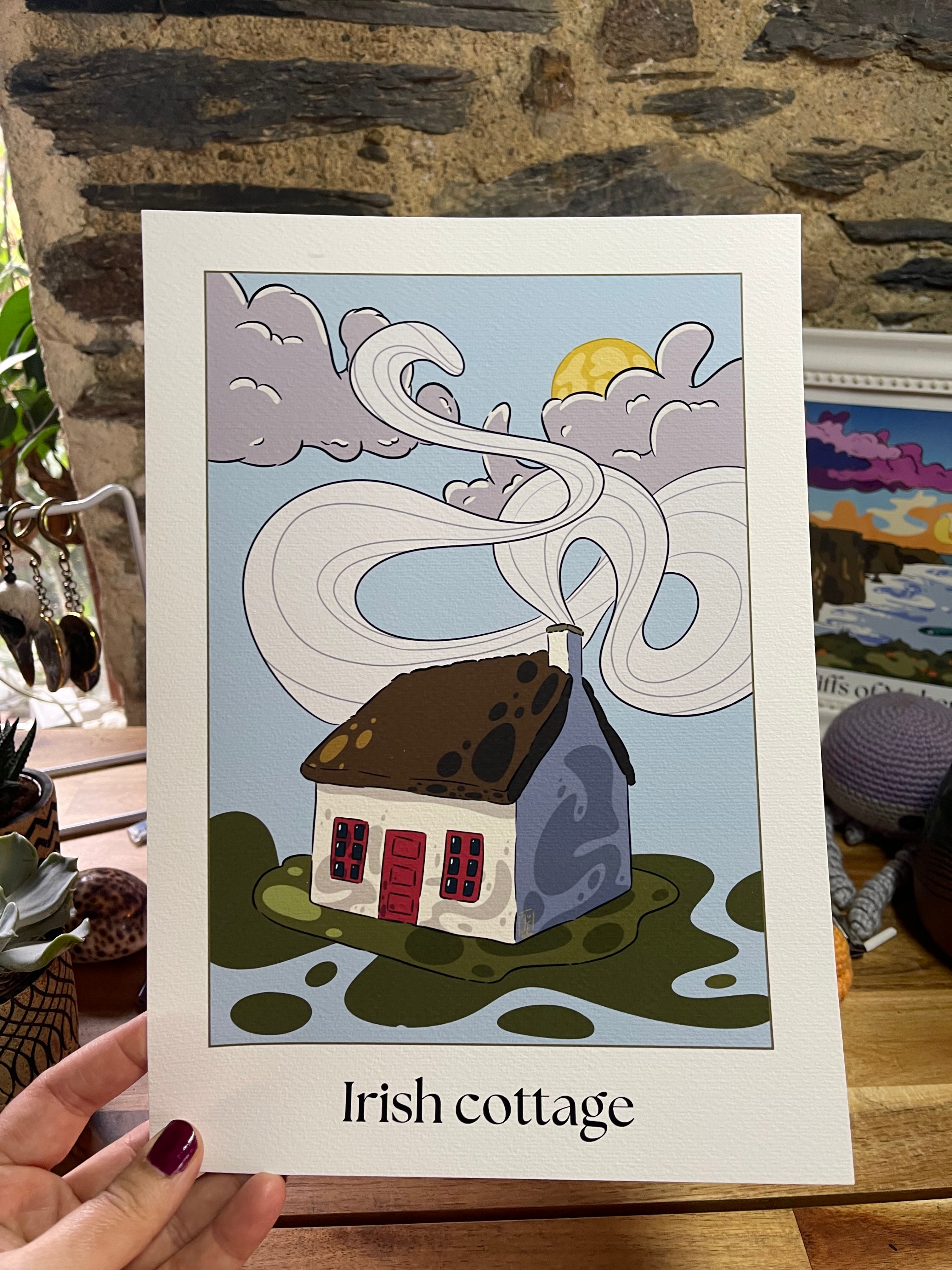 Tirage d’art Irish Cottage - affiche fine art