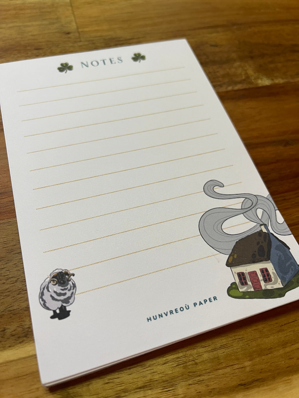 Bloc-notes Irish Cottage • Fait Main