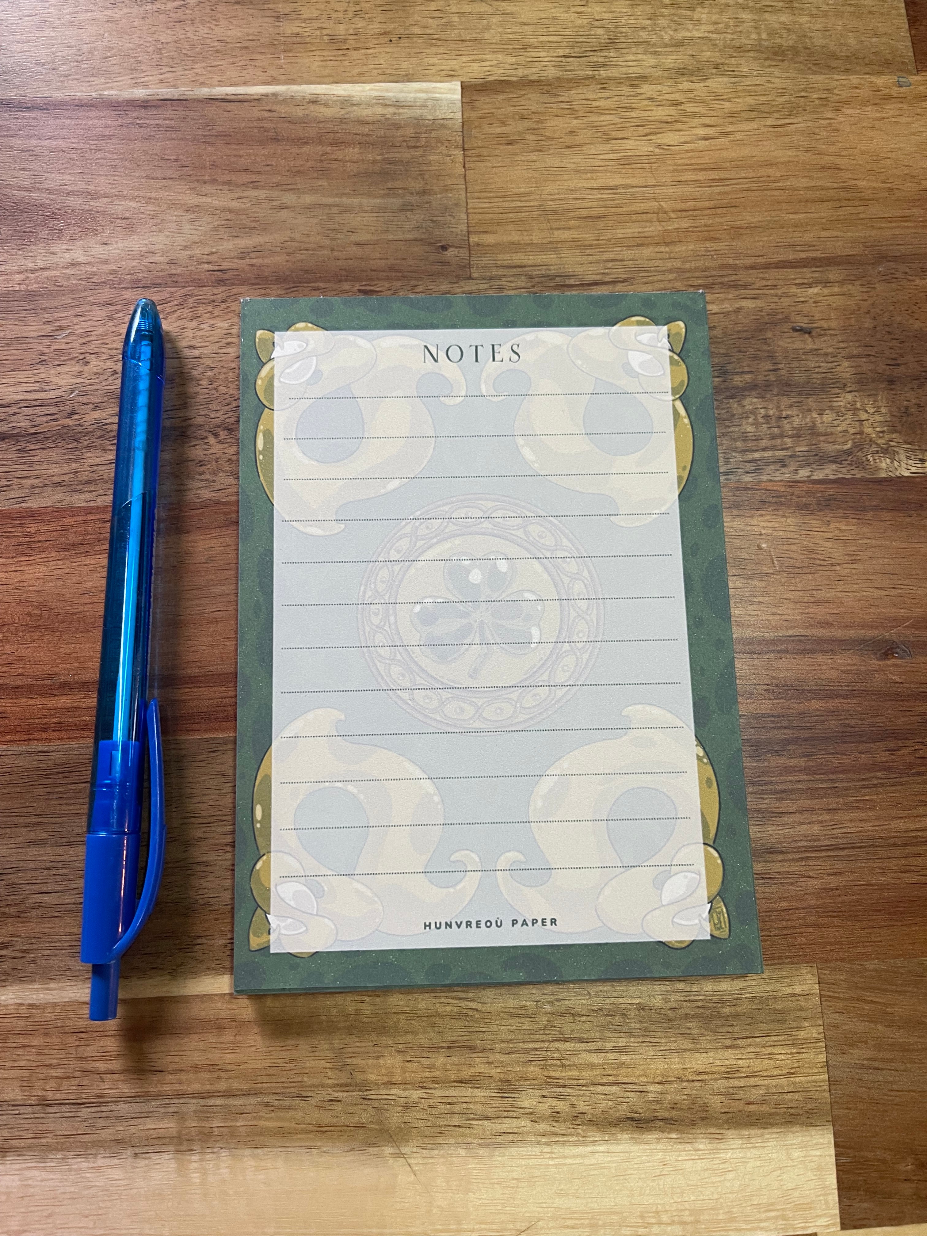 Bloc-notes Shamrock • Fait Main