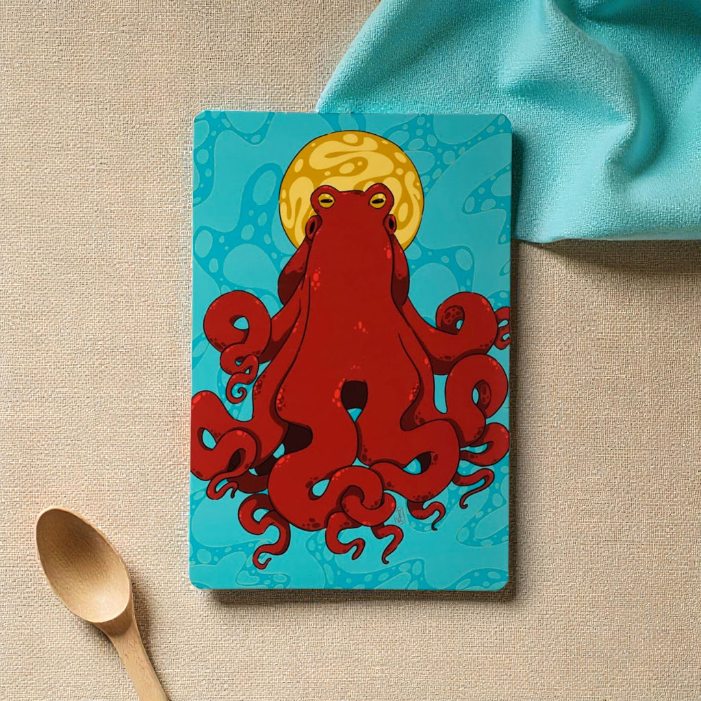 Illustration Hunvreoù Paper – Poulpe - Carte – univers poétique nature Bretagne