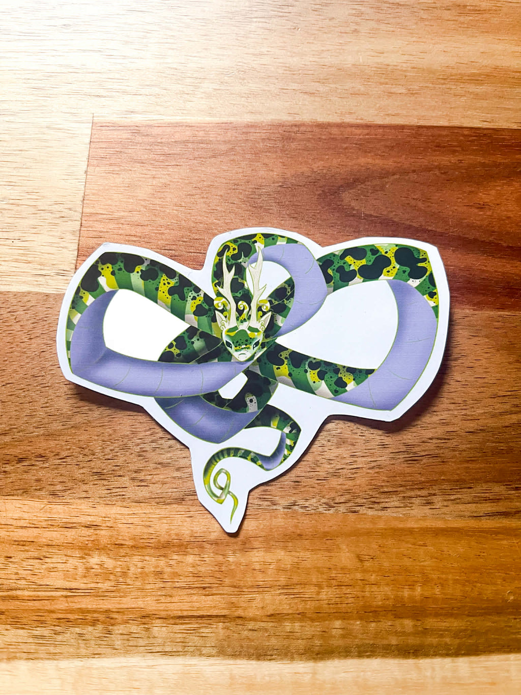 Dragon vert - Stickers