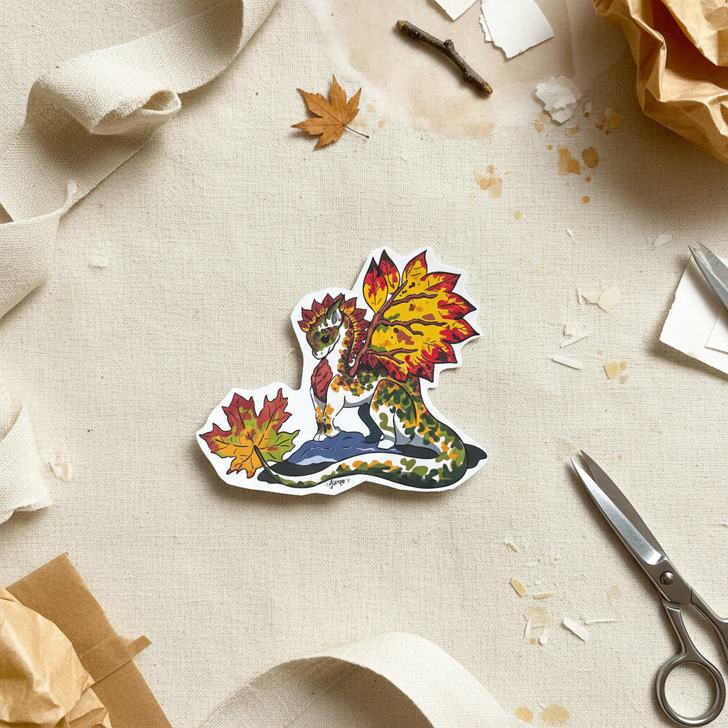 Dragon Automne - Stickers