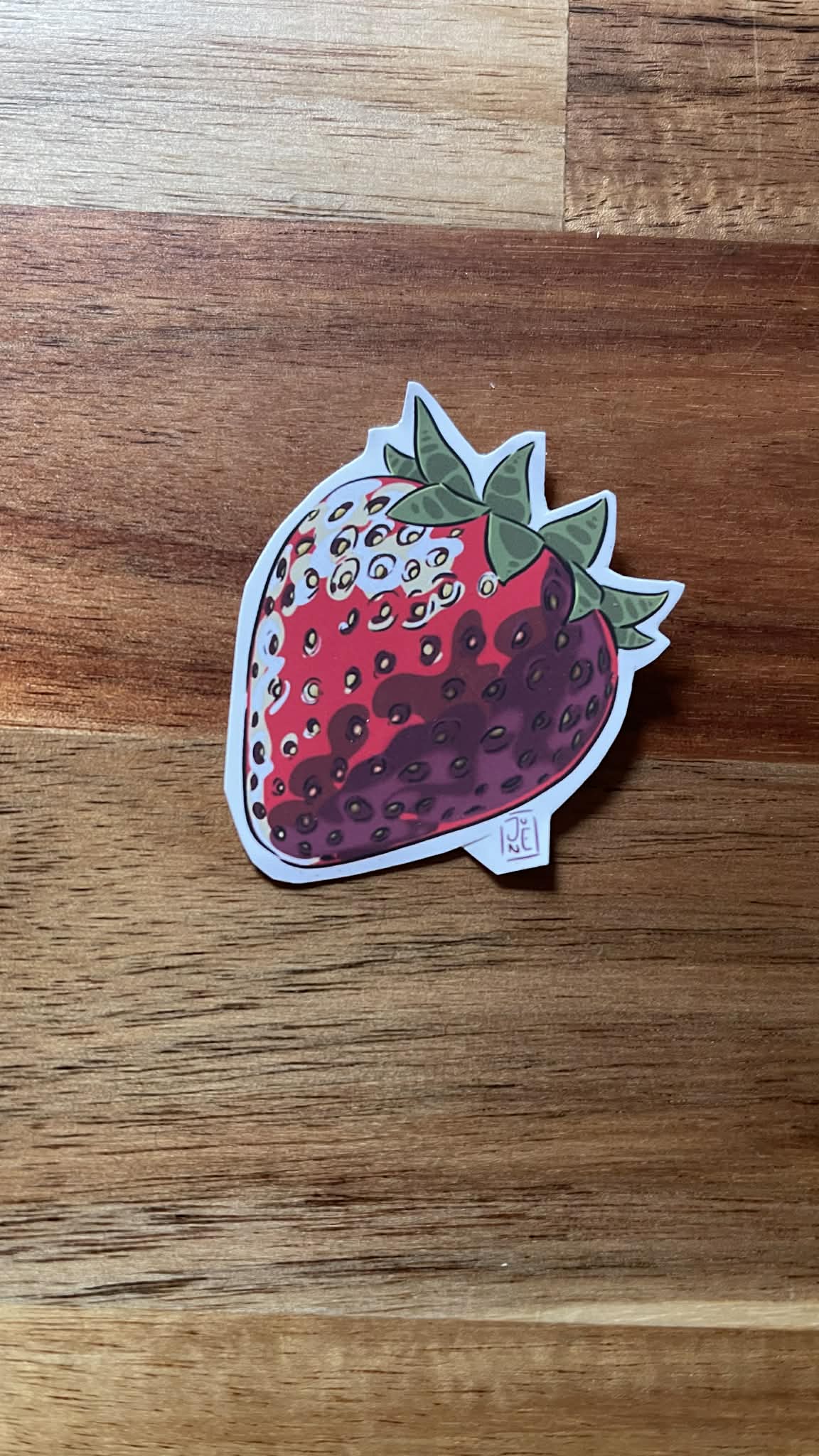 Sticker "Fraise" – Illustration Gourmande