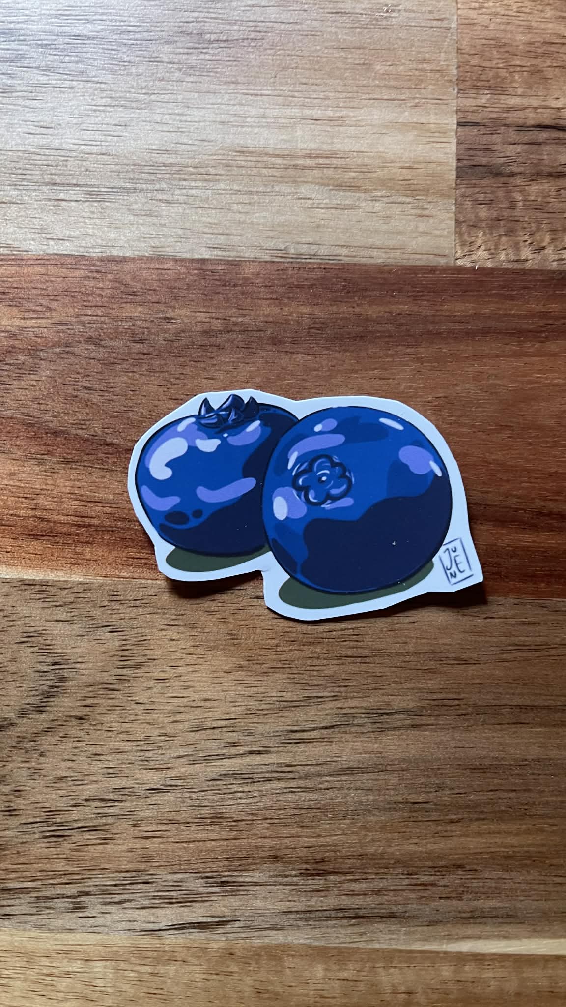 Sticker "Myrtilles" – Illustration Graphique