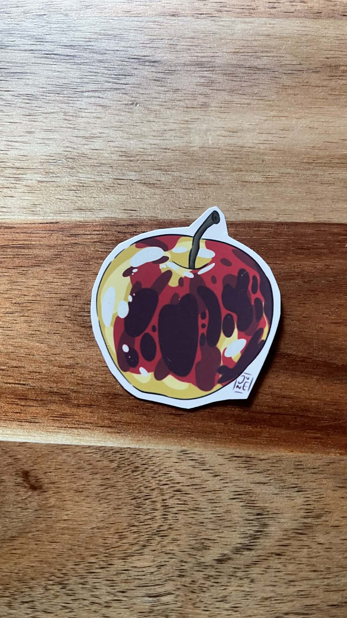 Sticker "Pomme" – Illustration Graphique