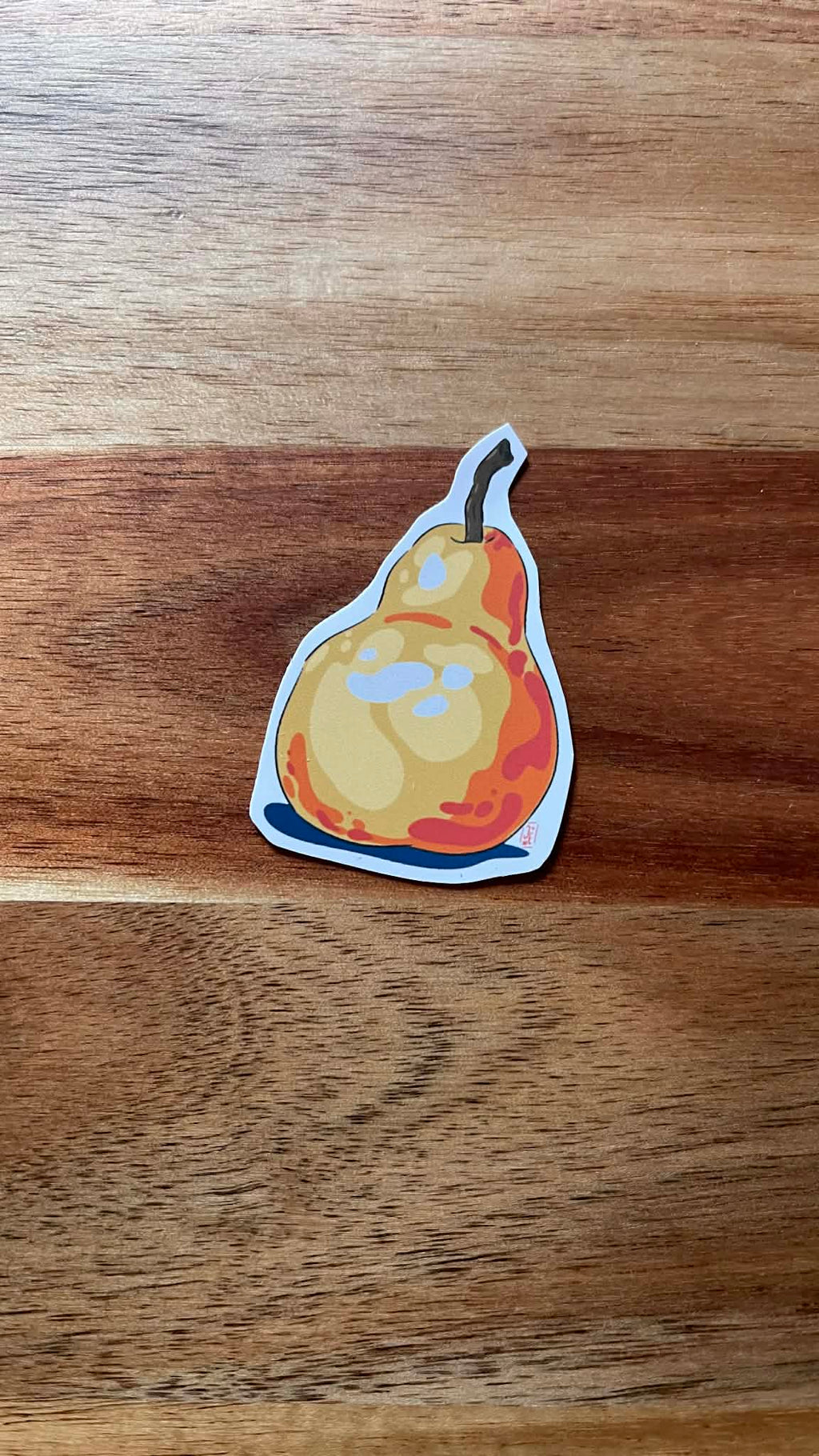 Sticker "Poire" – Illustration Graphique