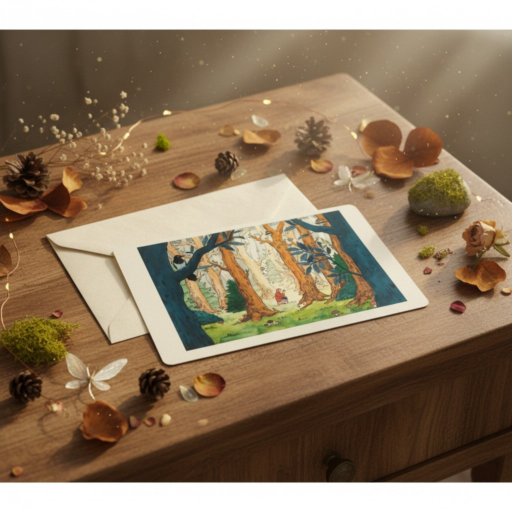 Illustration Hunvreoù Paper –  – univers poétique nature Bretagne