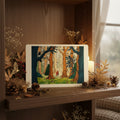 Illustration Hunvreoù Paper – Chaperon rouge - Carte – univers poétique nature Bretagne