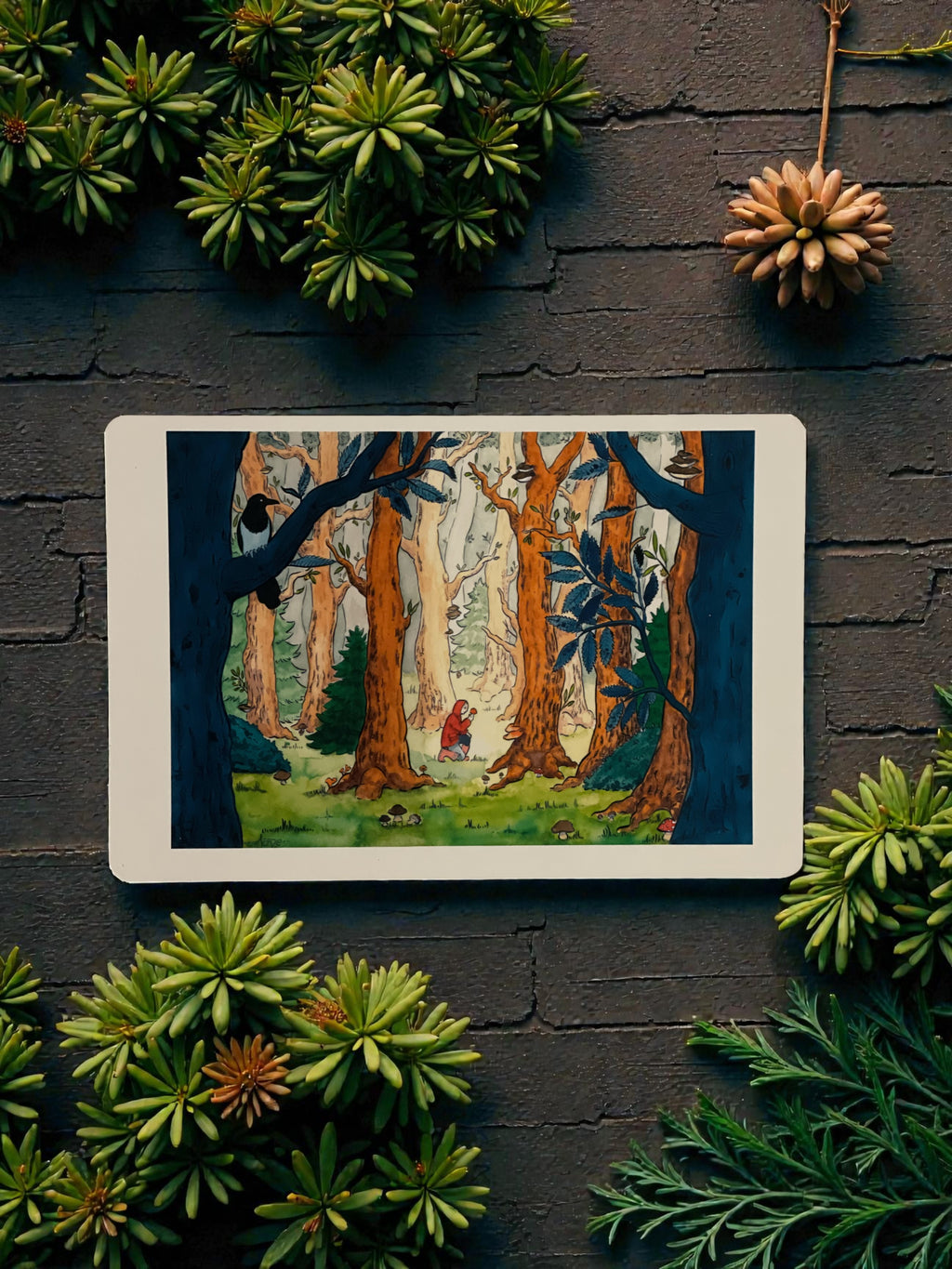 Illustration Hunvreoù Paper –  – univers poétique nature Bretagne