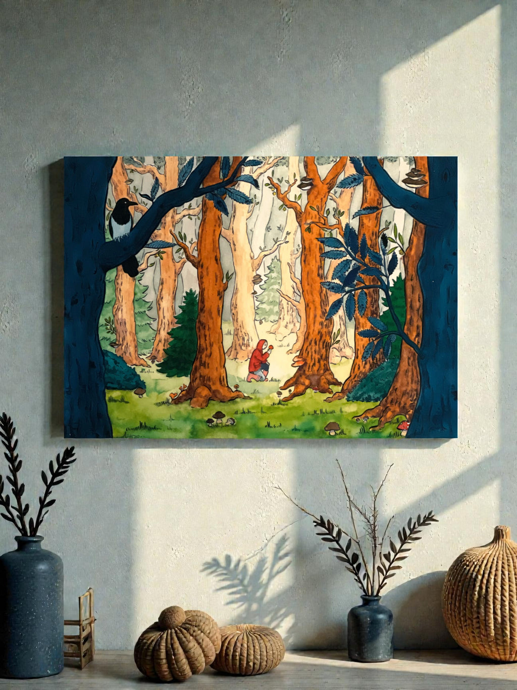 Illustration Hunvreoù Paper –  – univers poétique nature Bretagne
