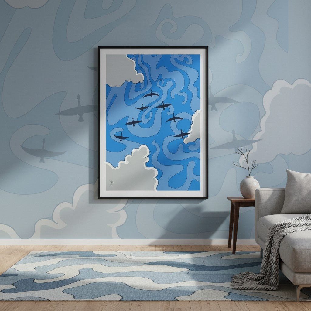 Illustration Hunvreoù Paper –  – univers poétique nature Bretagne