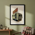 Illustration Hunvreoù Paper – Motel - Affiche – univers poétique nature Bretagne