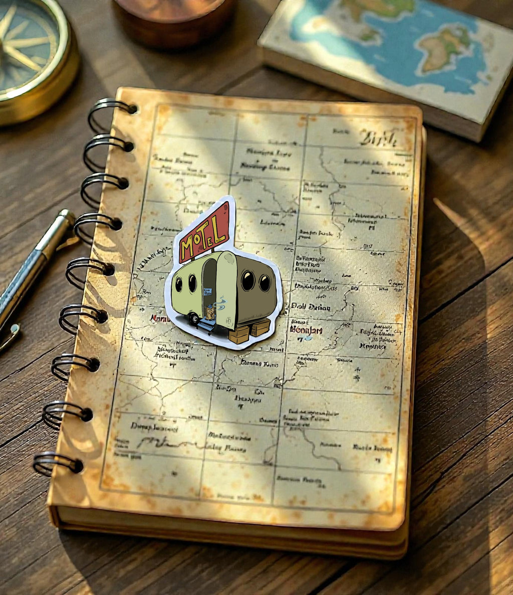 Illustration Hunvreoù Paper – Motel - Stickers – univers poétique nature Bretagne