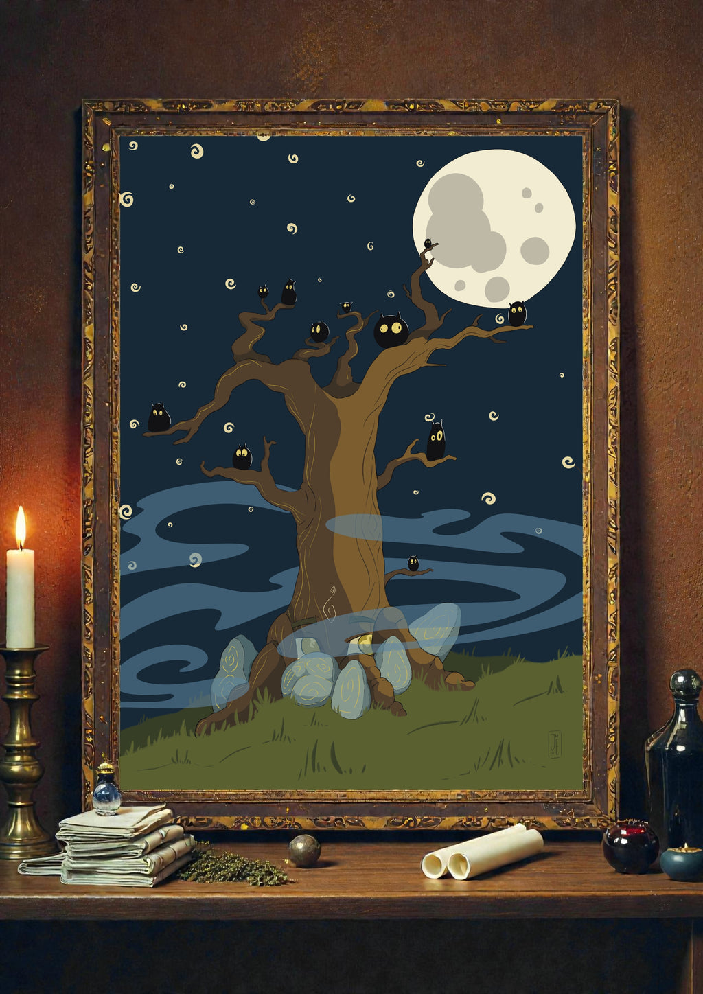 Illustration Hunvreoù Paper –  – univers poétique nature Bretagne